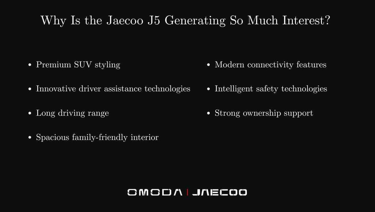  Jaecoo J5 Generating So Much Interest